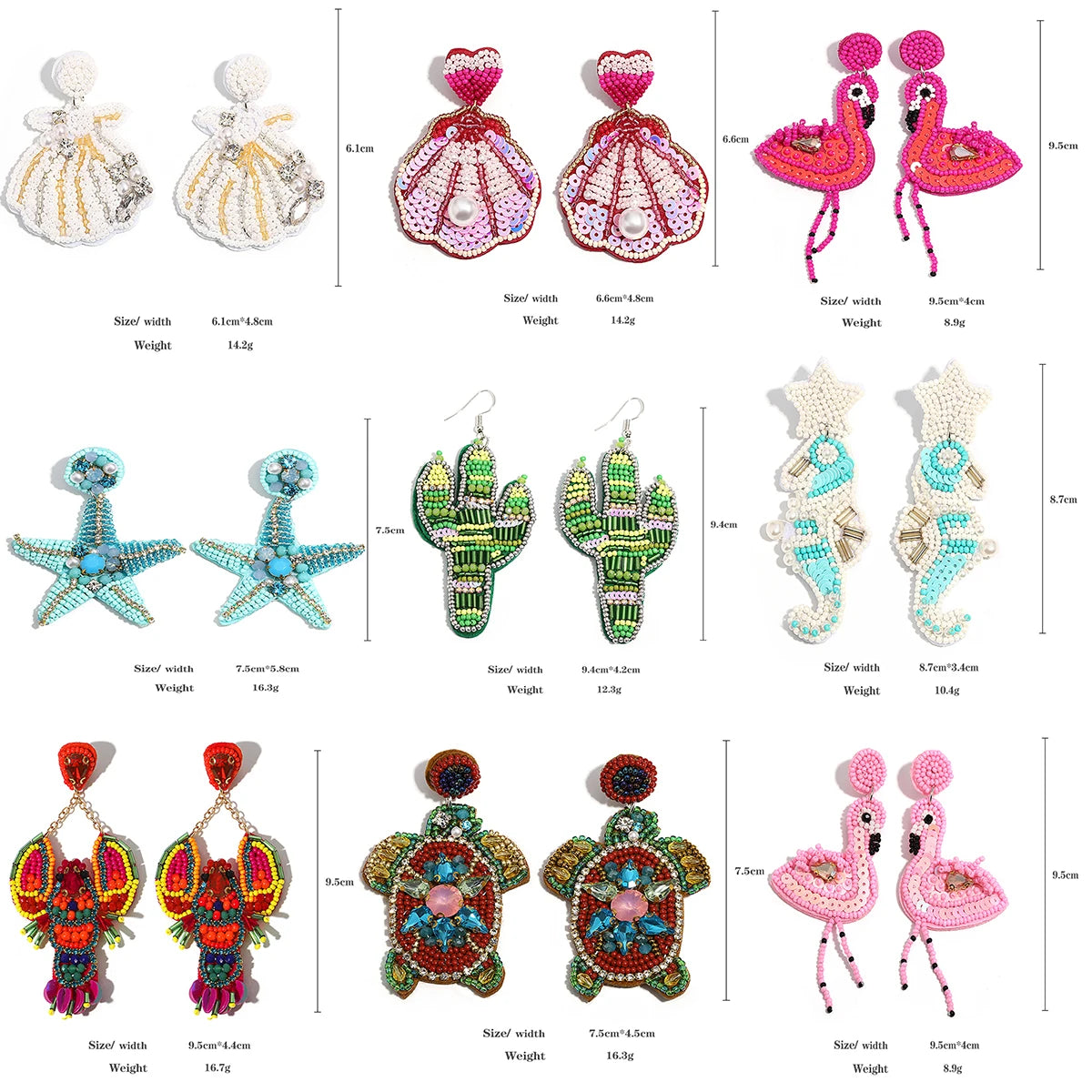 Boho Ocean Drop Earrings