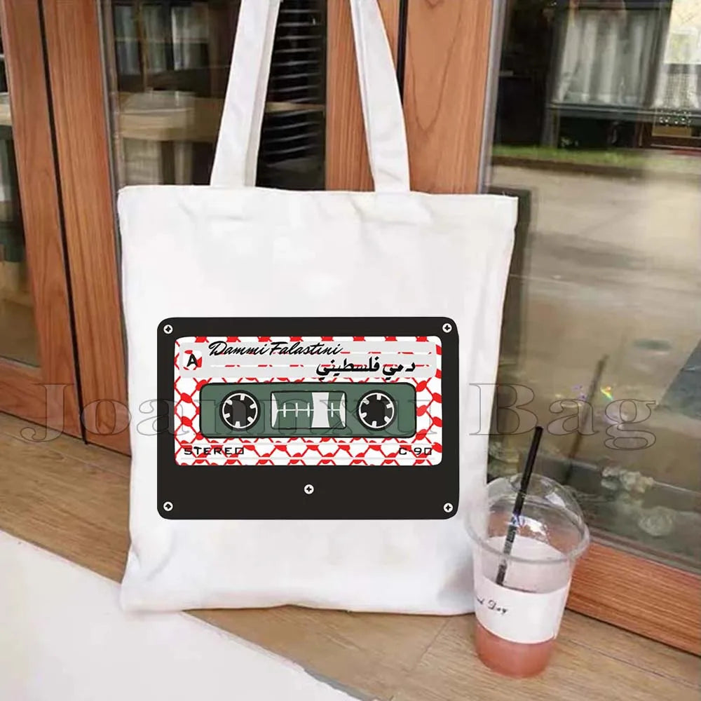 Heart Peace Floral Arabic Calligraphy Arab Keffiyeh