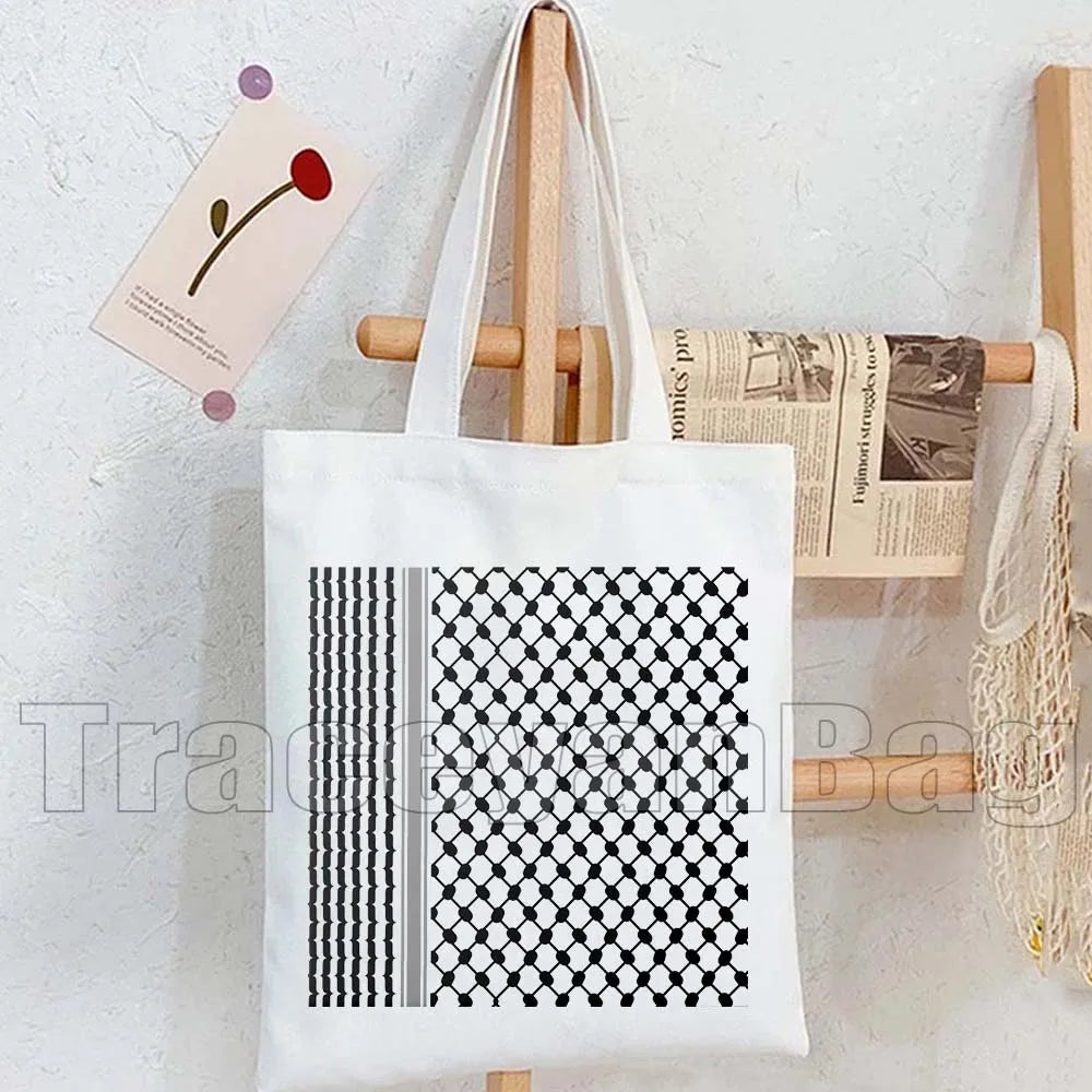 Heart Peace Floral Arabic Calligraphy Palestina Keffiyeh