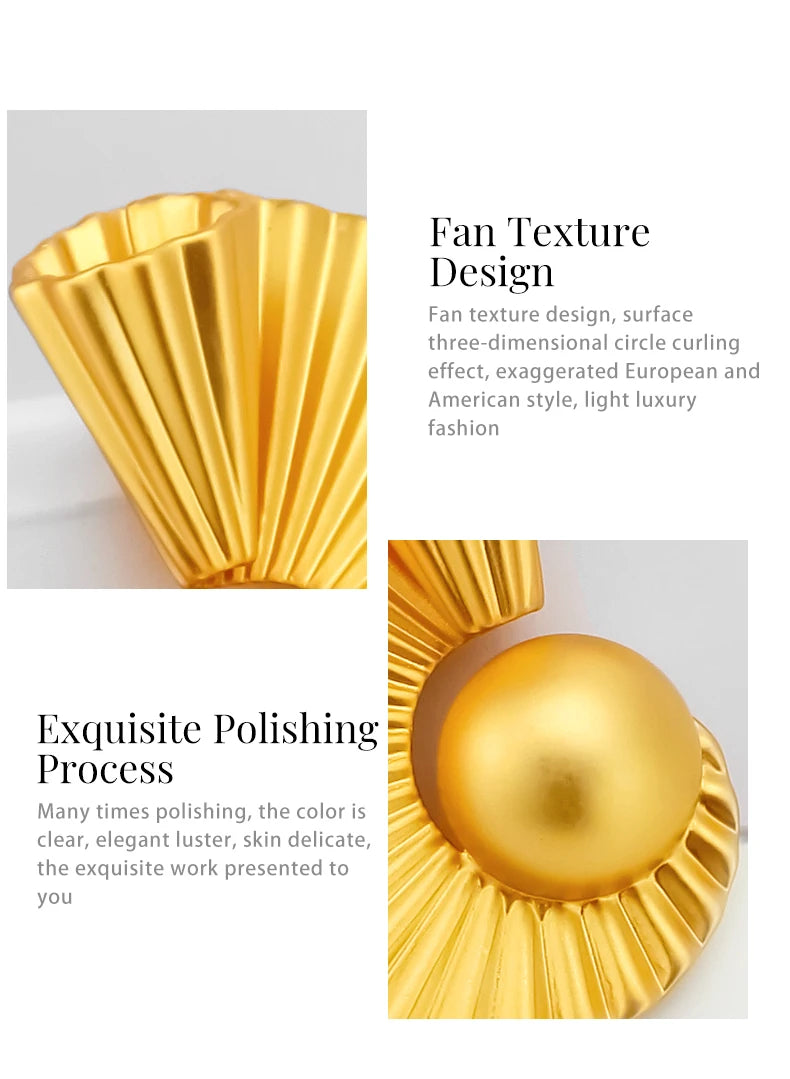 18K Gold Plated Earings Fashion Jewelry Accessory Oorbellen