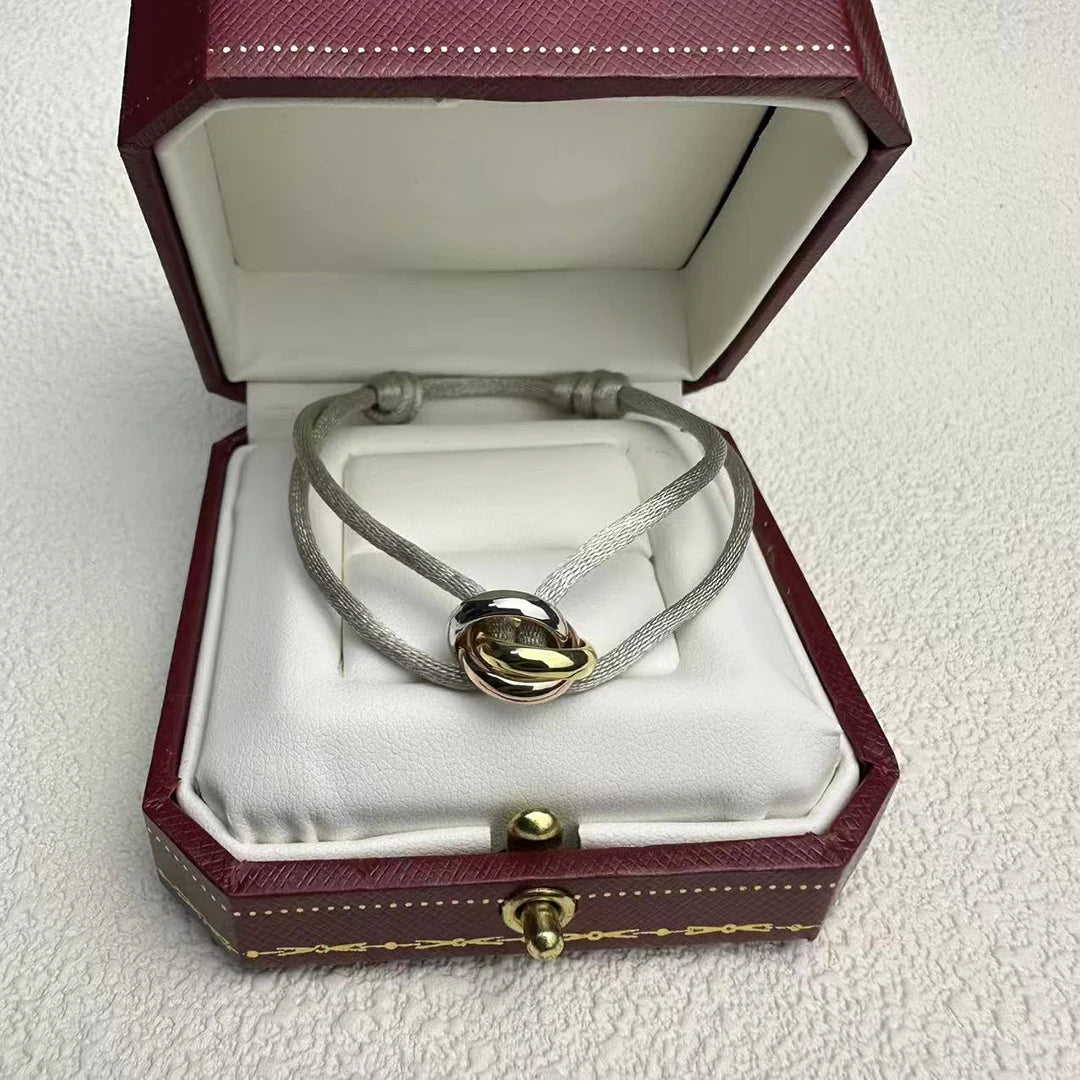 Luxury Cross Bangle – 925 Silver