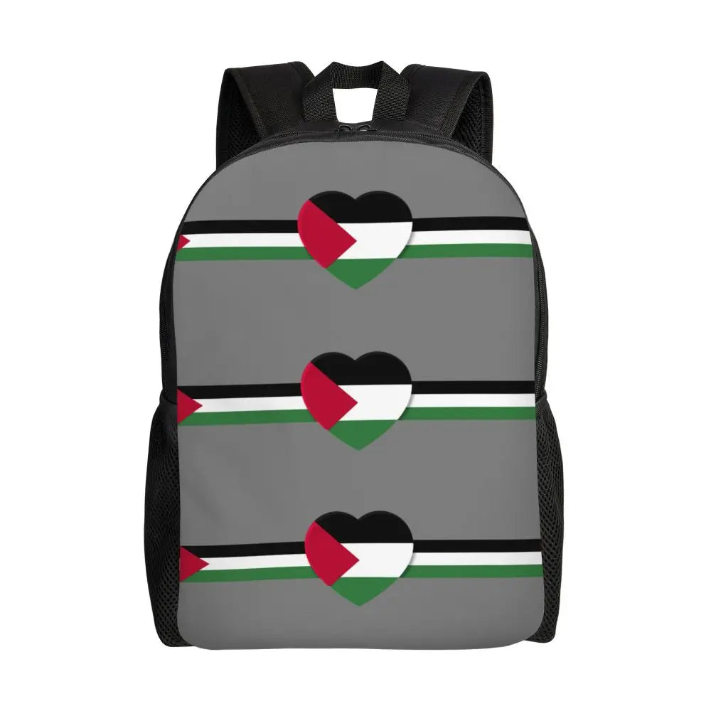 Custom Palestinians Keffiyeh Pattern Backpacks for Women Men Water Resistant