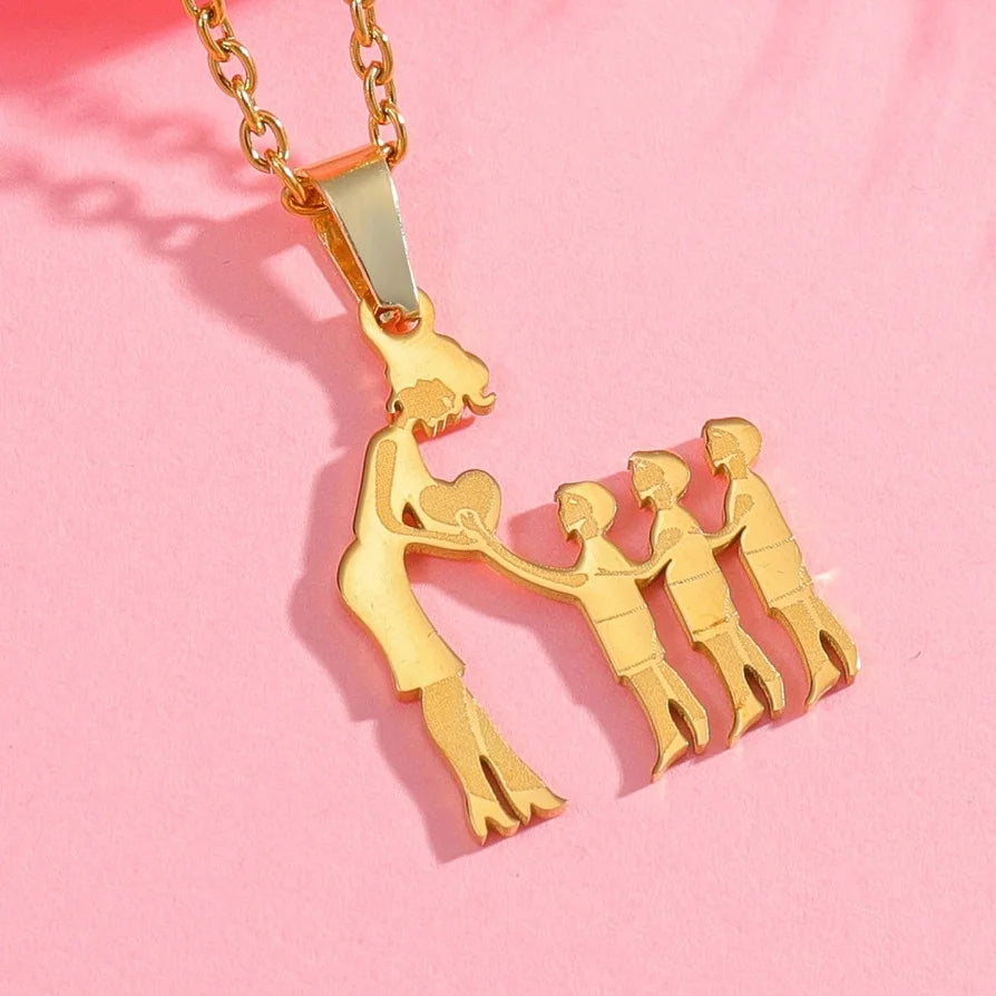 Family Stainless Steel Necklaces