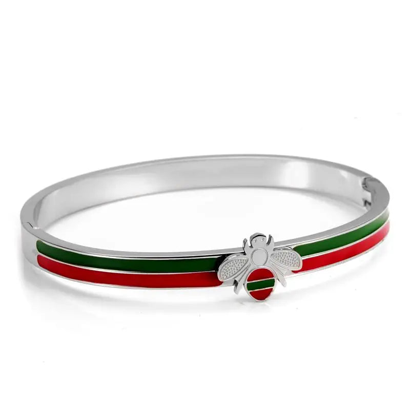 BeeLure Luxury Brand Stainless Steel Charm Bangles