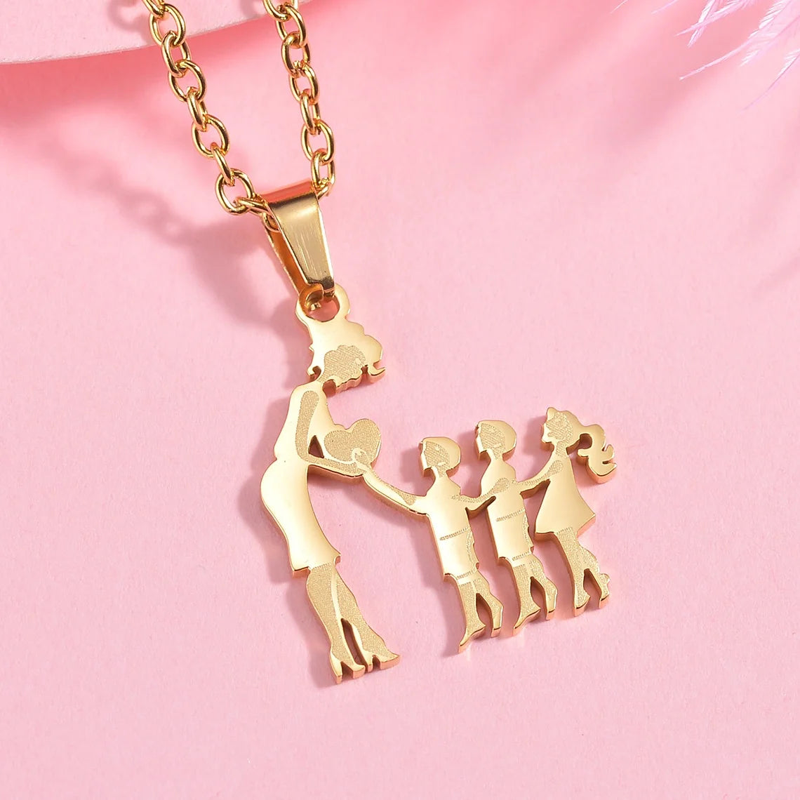 Family Stainless Steel Necklaces