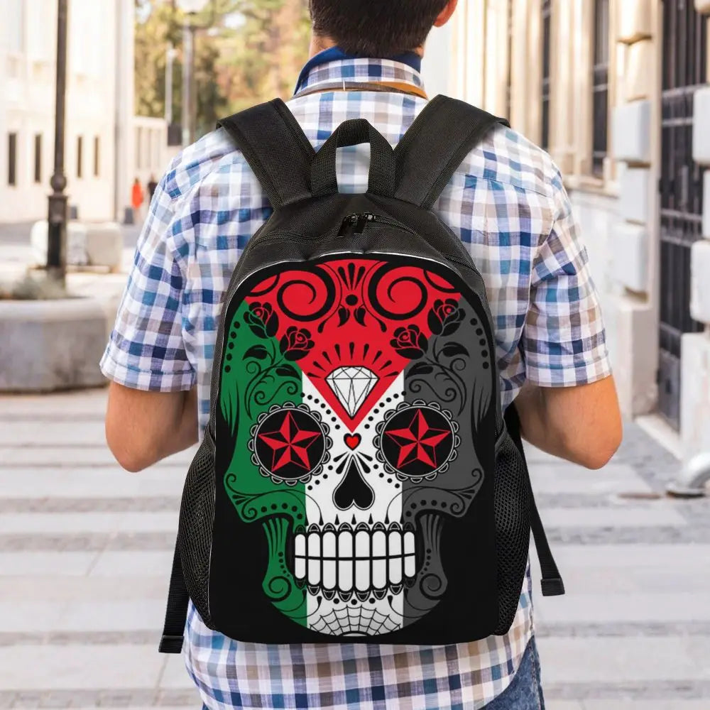 Custom Palestinians Keffiyeh Pattern Backpacks for Women Men Water Resistant