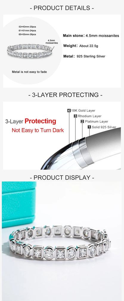 the Éclat Bezel Bracelet