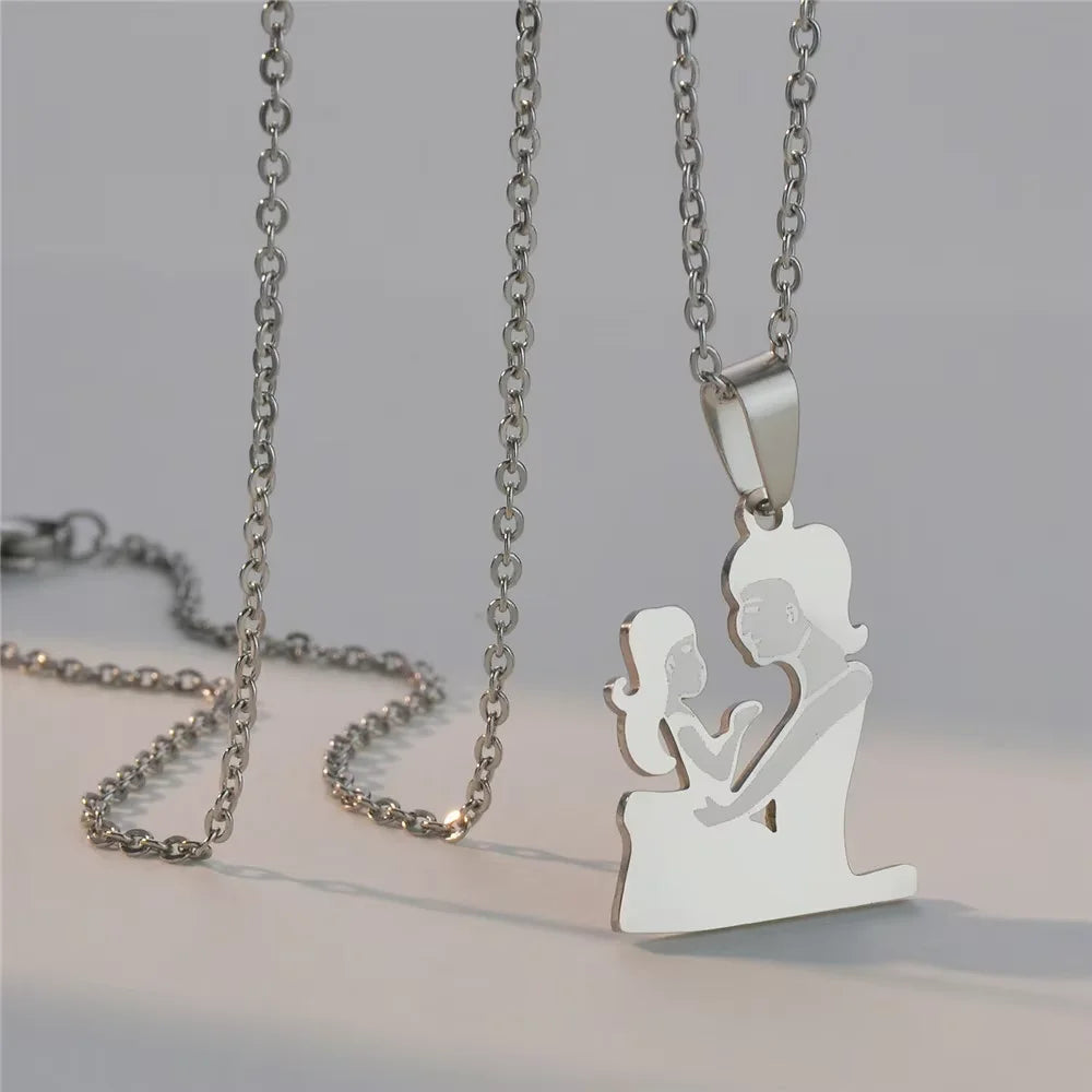 Family Stainless Steel Necklaces