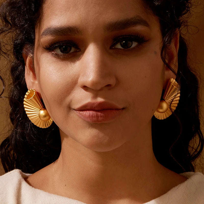 18K Gold Plated Earings Fashion Jewelry Accessory Oorbellen