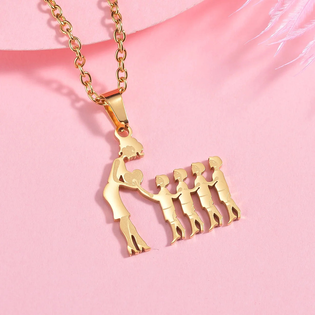 Family Stainless Steel Necklaces