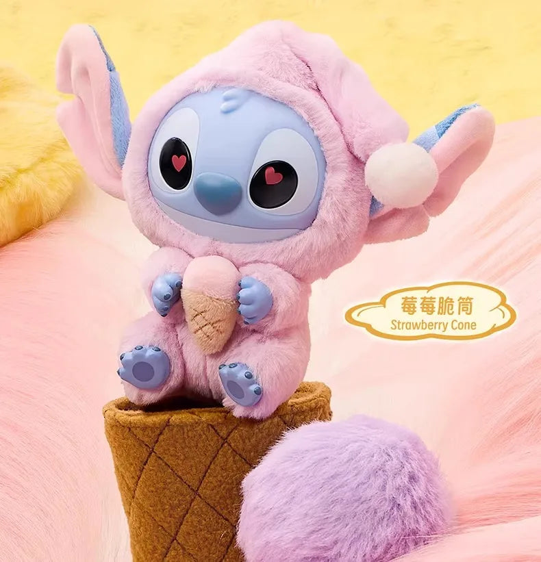 New Miniso Disney Stitch Eat, Sleep Series Vinyl Blind Box Pendant Cute Doll Mystery Box Toy Plush Doll