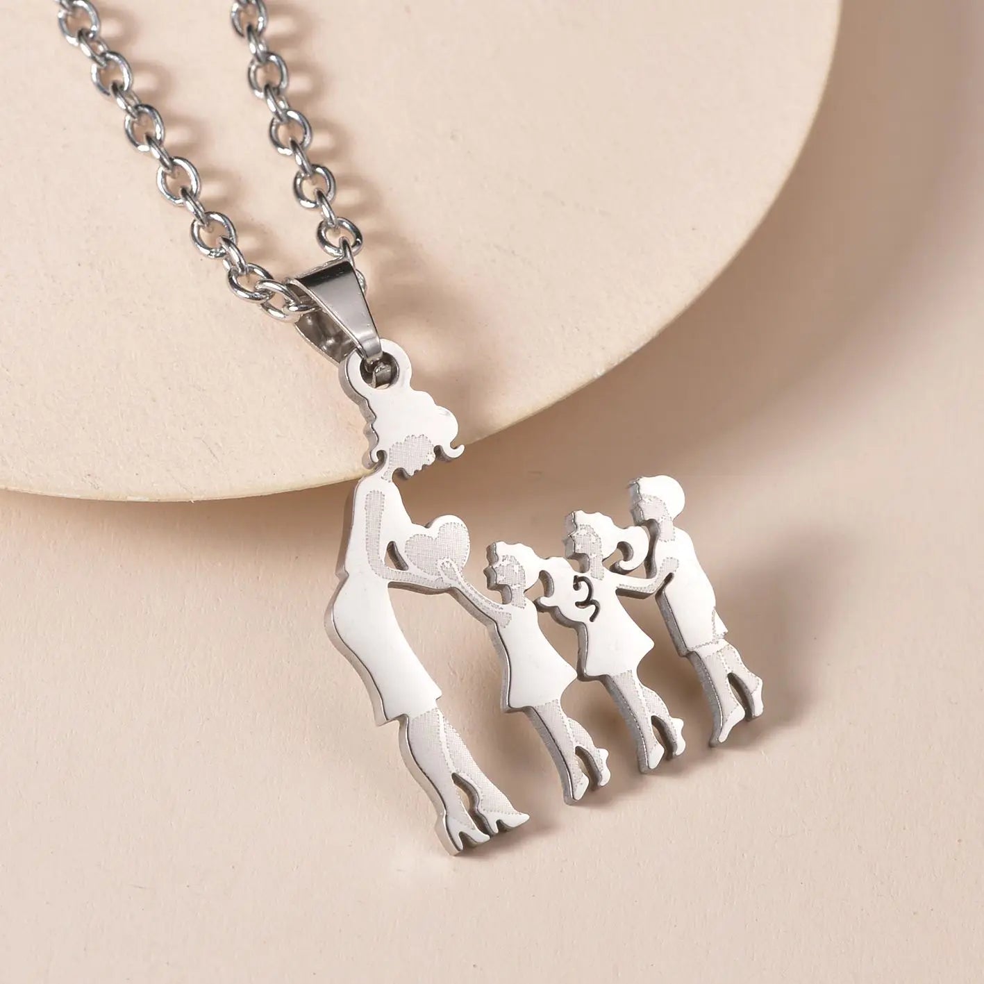 Family Stainless Steel Necklaces