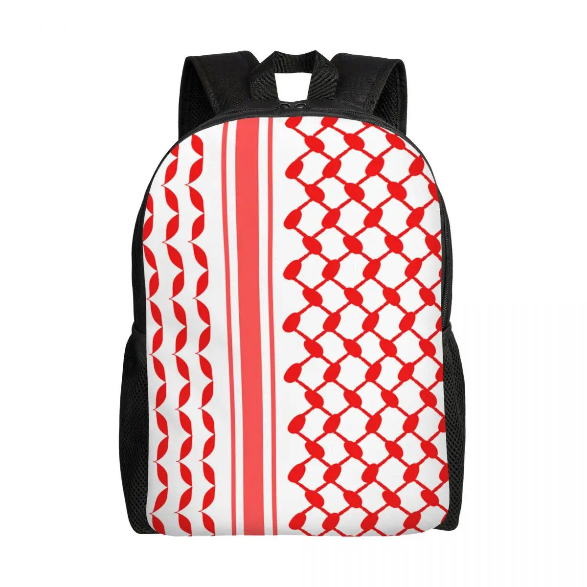 Custom Palestinians Keffiyeh Pattern Backpacks for Women Men Water Resistant