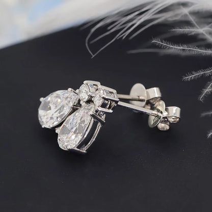 Celesti 19-Carat Moissanite Waterdrop Earrings