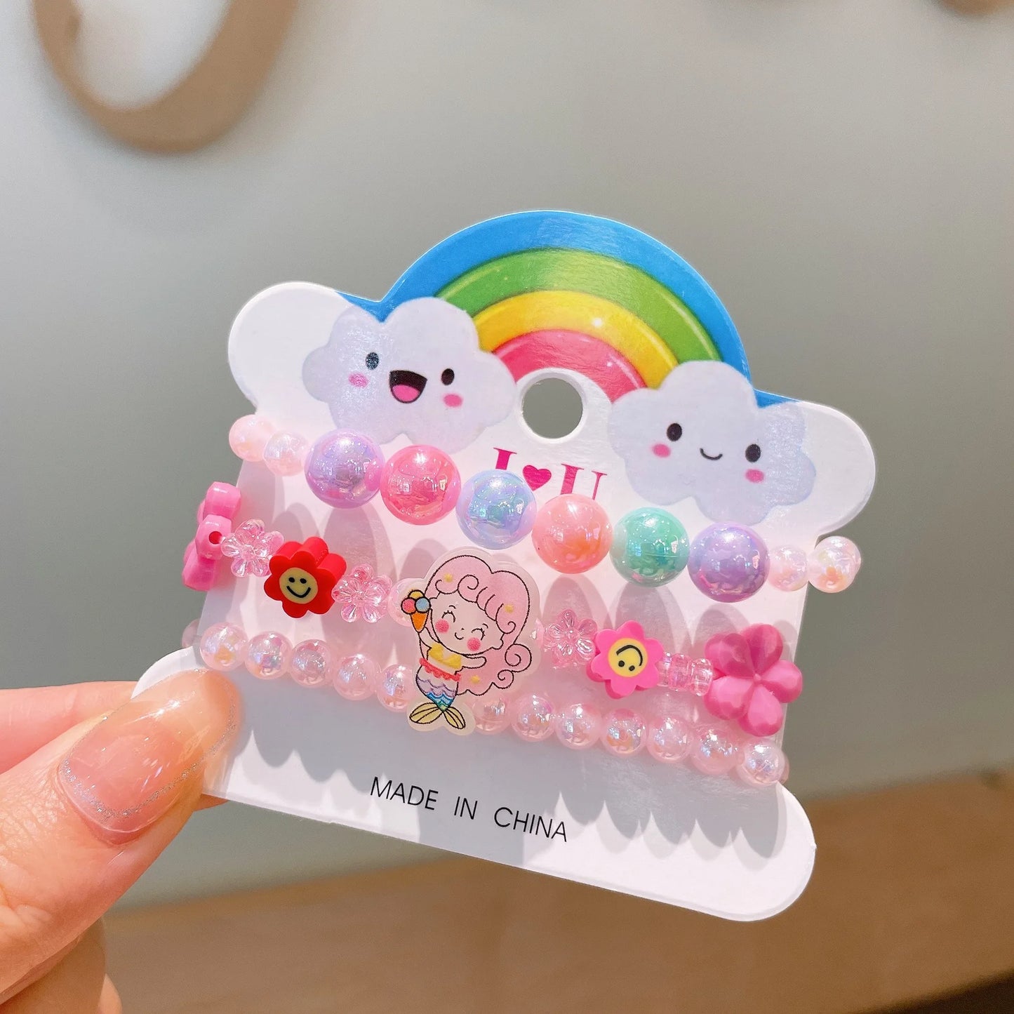 Cute Resin Bracelet Set – 3pcs