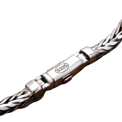 Men’s Retro Keel Bracelet – Pure Silver Power