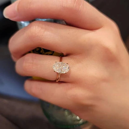 Ovalis™ Moissanite Solitaire Ring