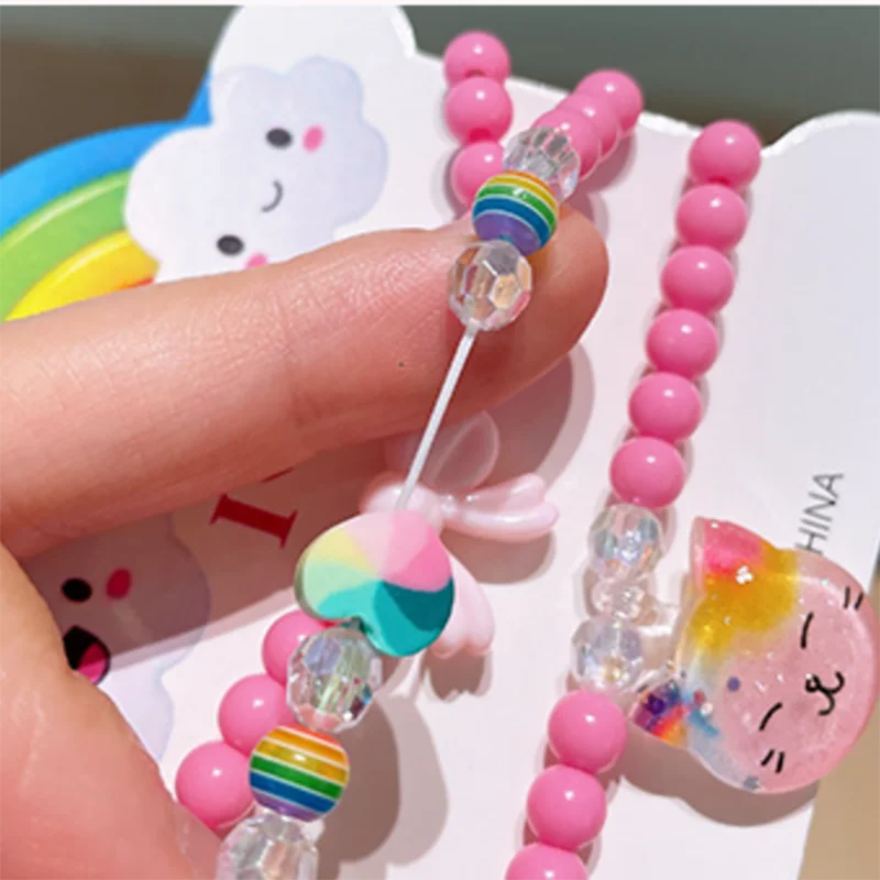 Cute Resin Bracelet Set – 3pcs