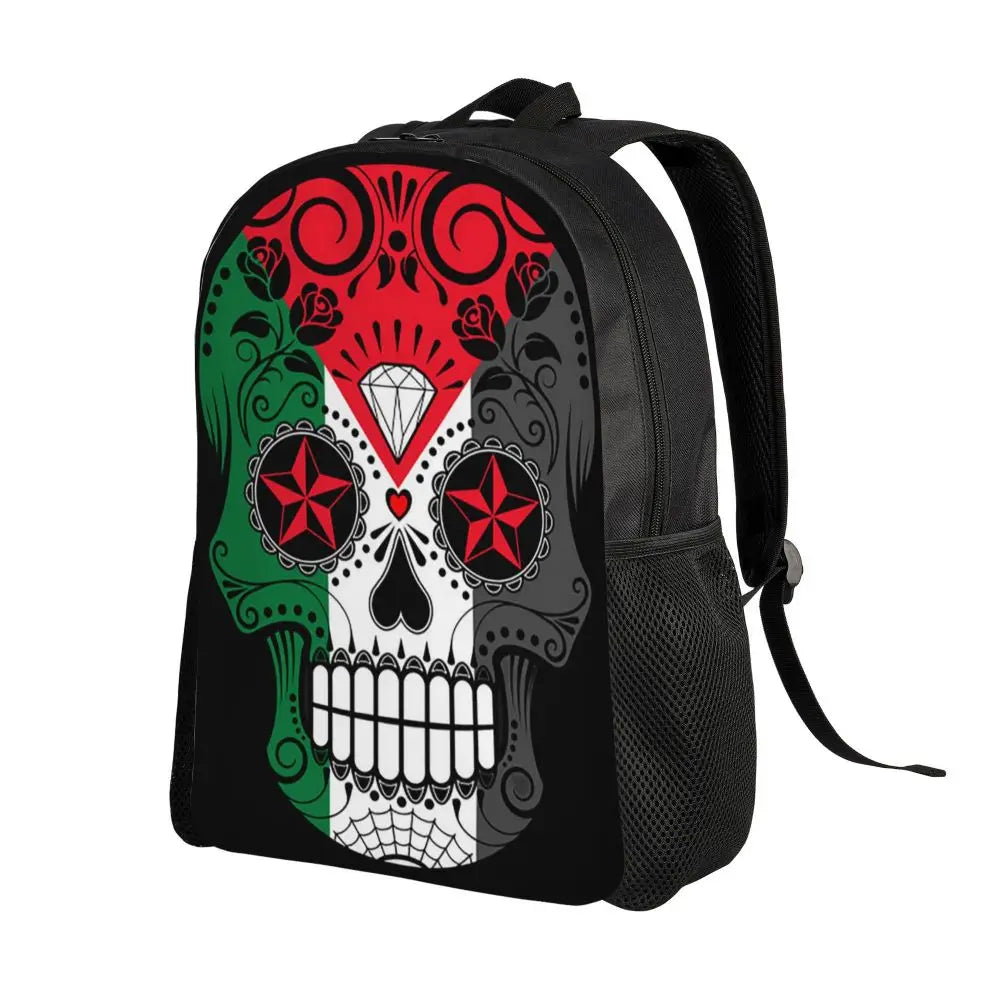 Custom Palestinians Keffiyeh Pattern Backpacks for Women Men Water Resistant