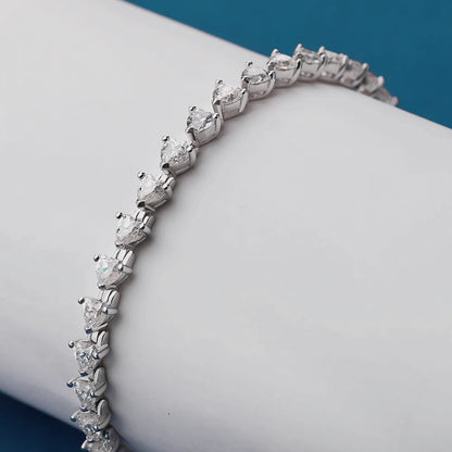Amora Heart Tennis Bracelet