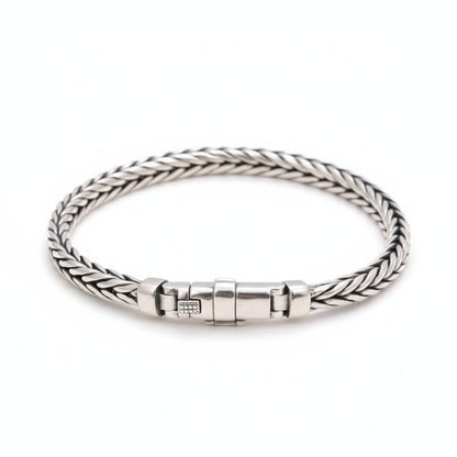 Men’s Retro Keel Bracelet – Pure Silver Power