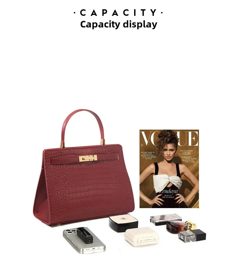 Luxurious Large Capacity Crossbody Handbag