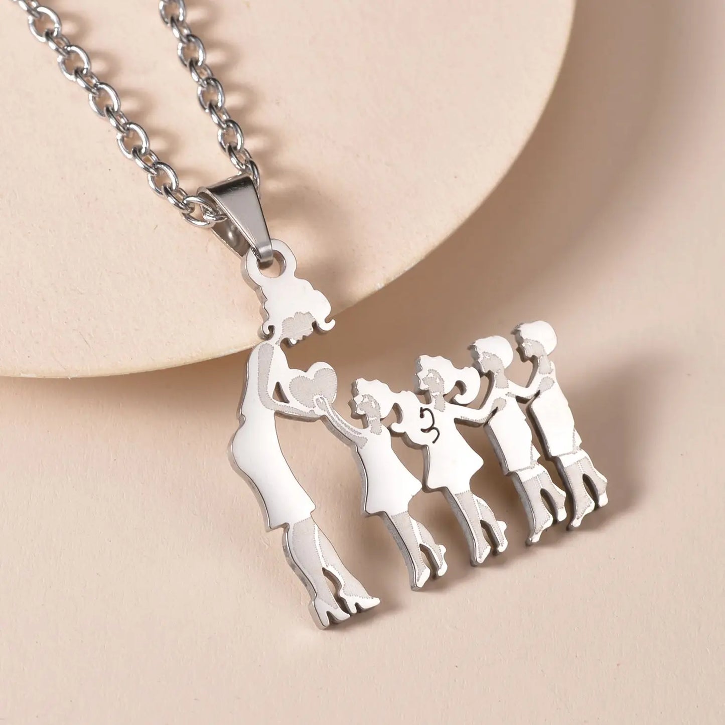 Family Stainless Steel Necklaces