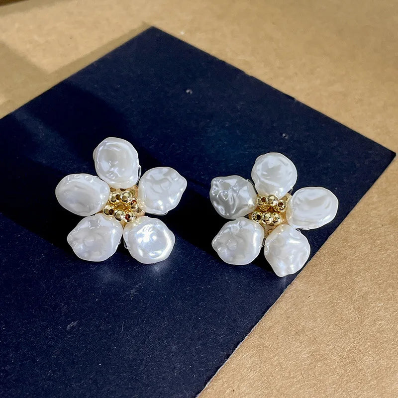 Pearl Blossom Earrings