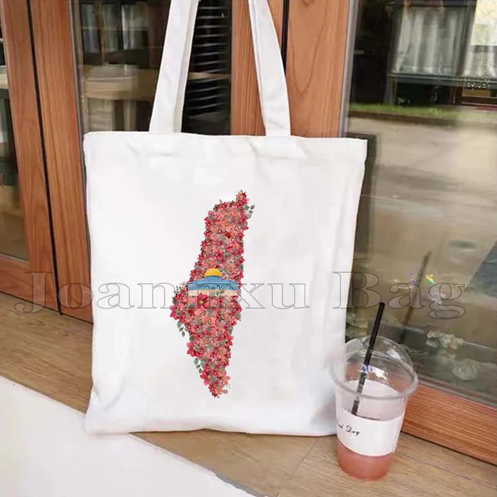 Heart Peace Floral Arabic Calligraphy Arab Keffiyeh