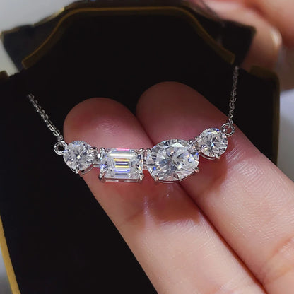 Serenity Lumière 5CT Moissanite Pendant Necklace