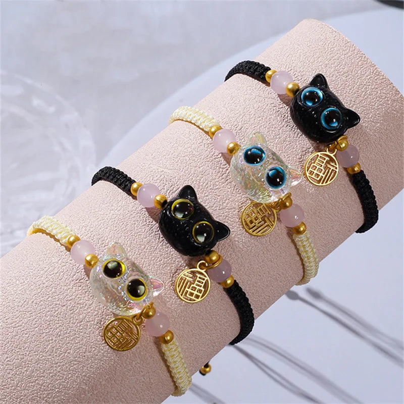 Handmade Lucky FU Blue Big Eye