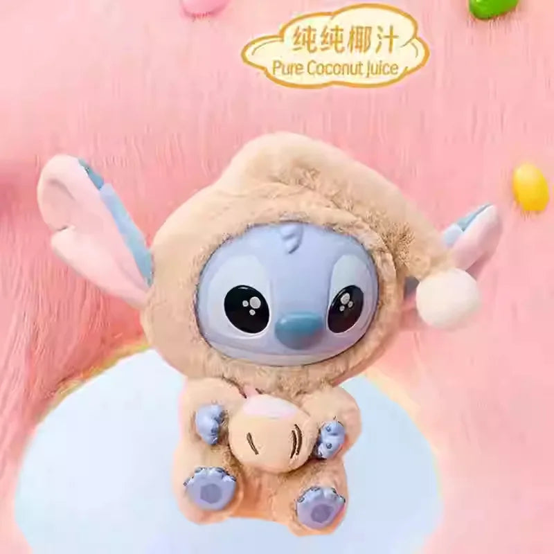 New Miniso Disney Stitch Eat, Sleep Series Vinyl Blind Box Pendant Cute Doll Mystery Box Toy Plush Doll