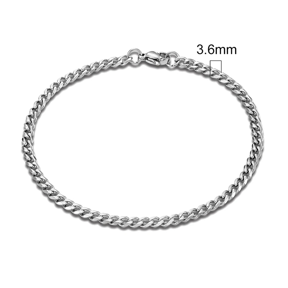 Men’s Rock Curb Chain Bracelet