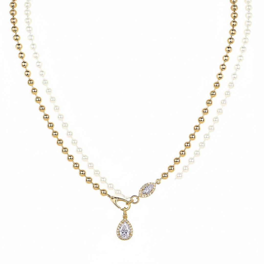 The Golden Desire Teardrop Necklace
