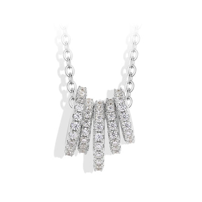 Eternal Wheel Moissanite Necklace