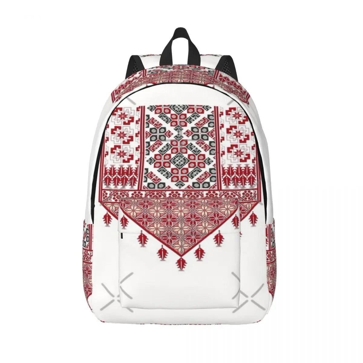 Palestinian Embroidery Tatreez Cross Stitch Art Design Arabic Simple and stylish backpack Canvas backpack Female bags