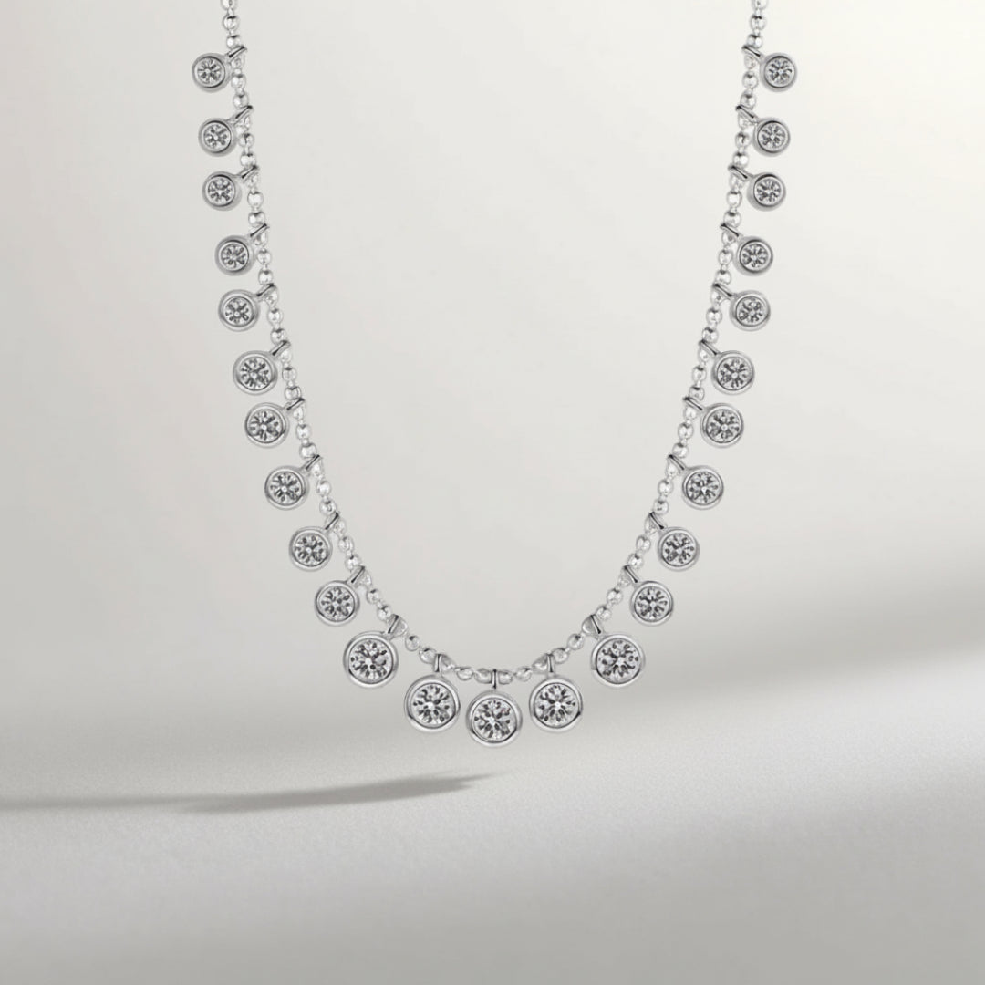 Eternal Glow 4.5CT Full Moissanite Necklace