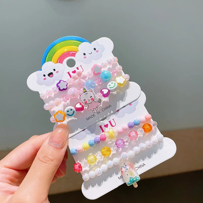 Cute Resin Bracelet Set – 3pcs