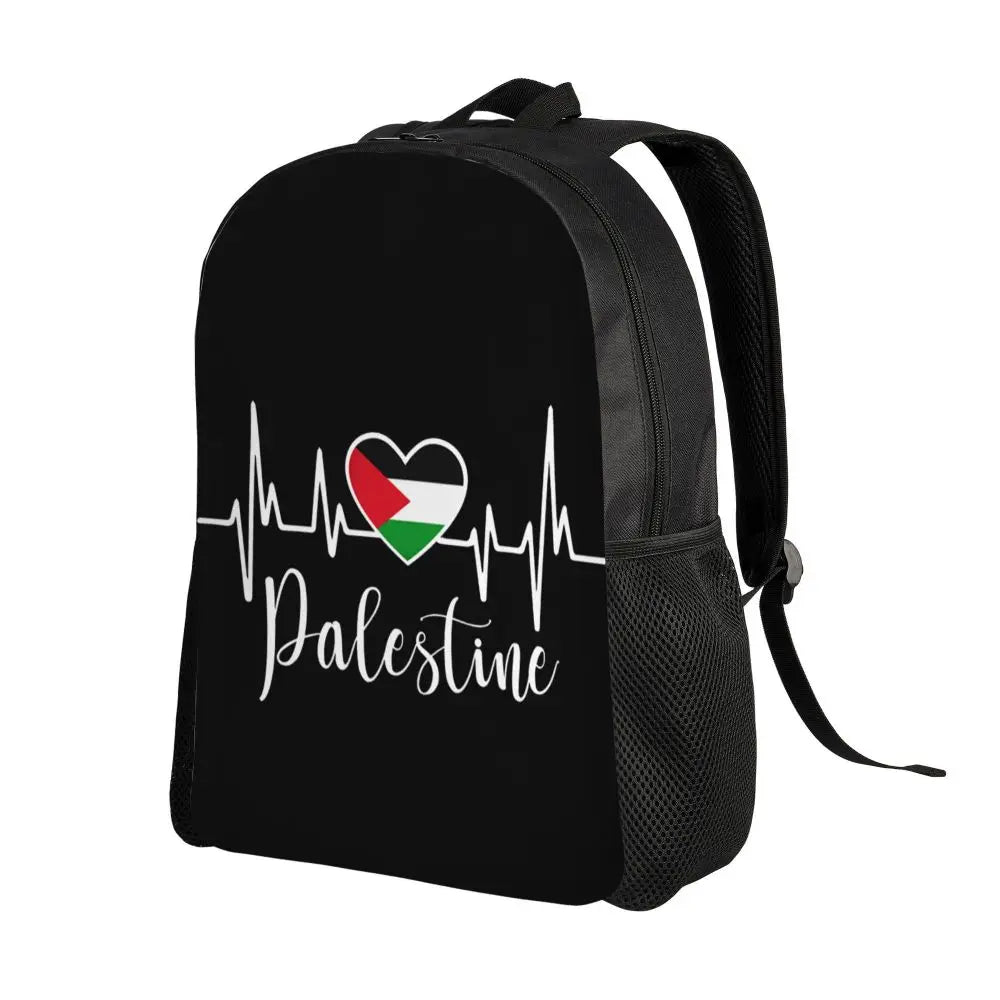 Custom Palestinians Keffiyeh Pattern Backpacks for Women Men Water Resistant