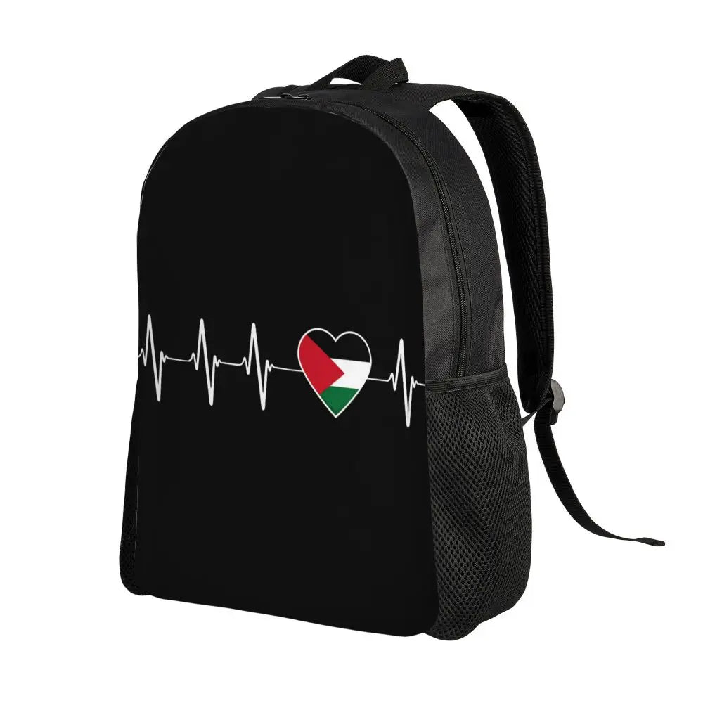 Custom Palestinians Keffiyeh Pattern Backpacks for Women Men Water Resistant