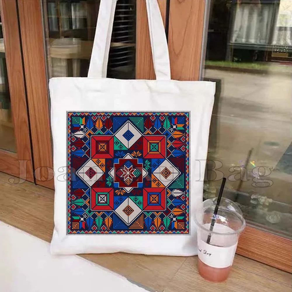 Heart Peace Floral Arabic Calligraphy Arab Keffiyeh