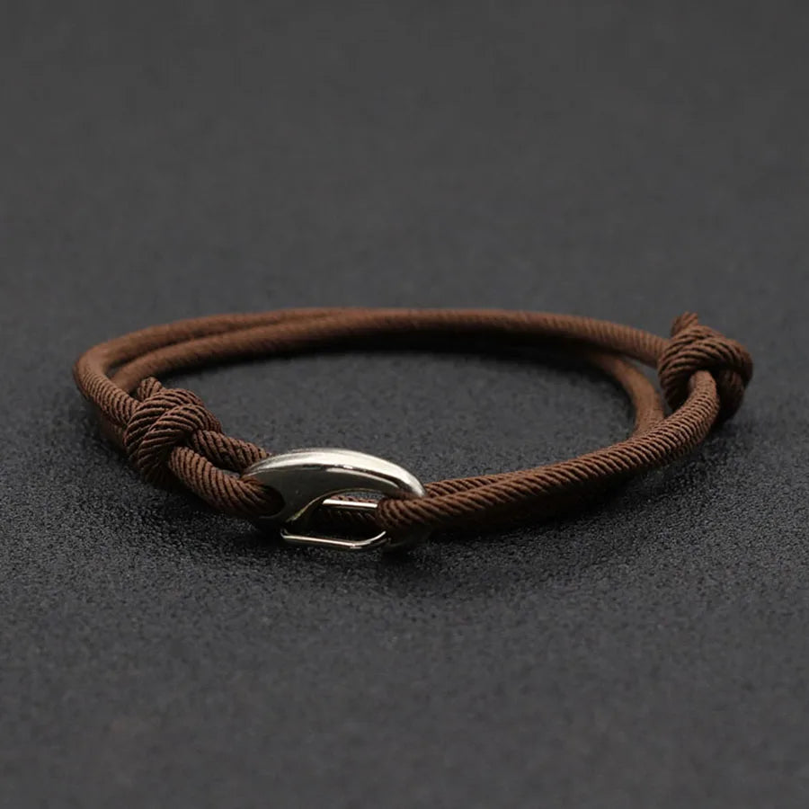 New Simple Style Double Layered Marine String Bracelet
