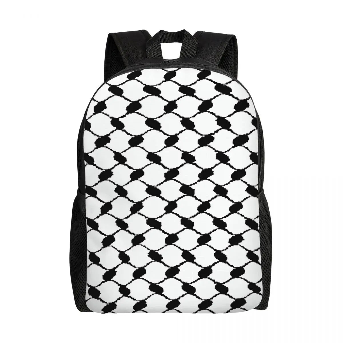 Custom Palestinians Keffiyeh Pattern Backpacks for Women Men Water Resistant