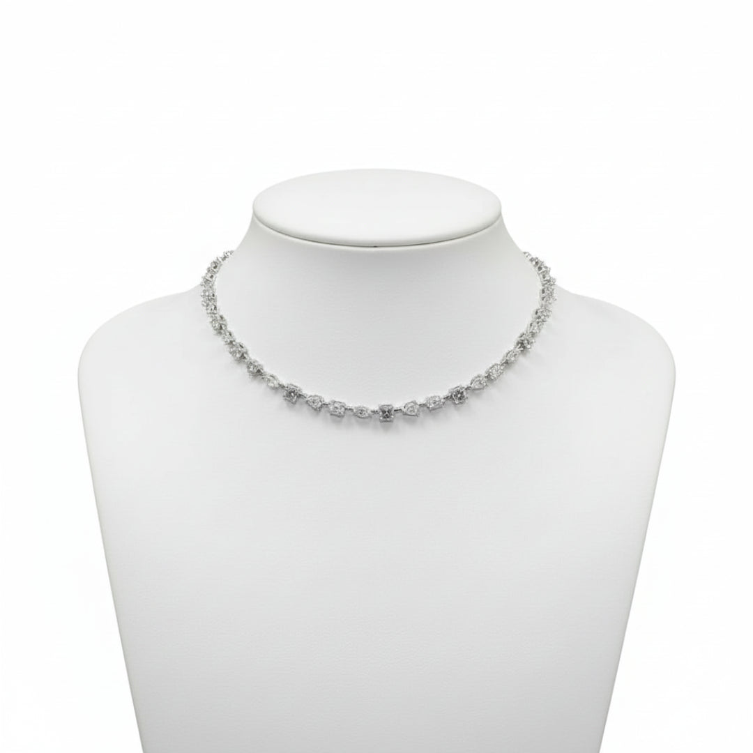 Infinite Glow Multi-Cut Necklace