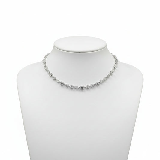 Infinite Glow Multi-Cut Necklace