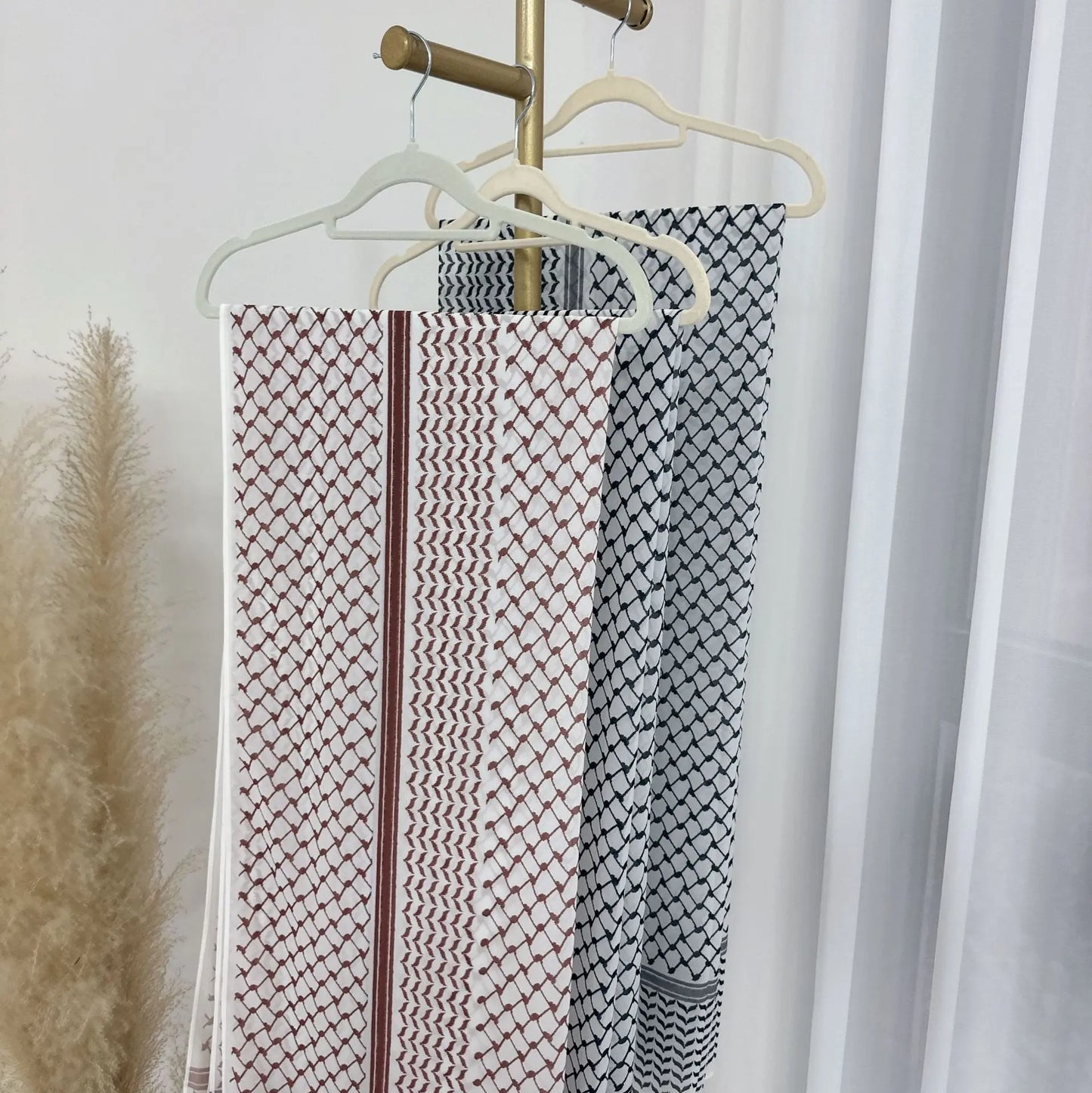 Chiffon Hijab Keffiyeh