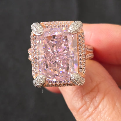 Aurora Pink Diamond Ring