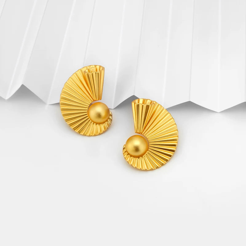 18K Gold Plated Earings Fashion Jewelry Accessory Oorbellen