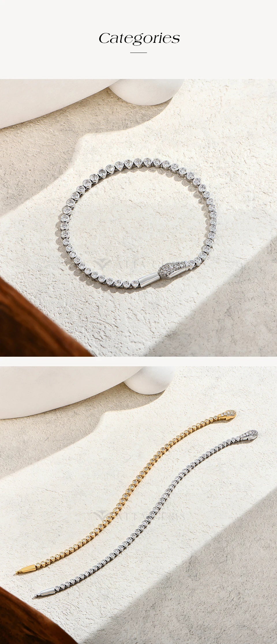 Auravelle Serpenté Tennis Bracelet