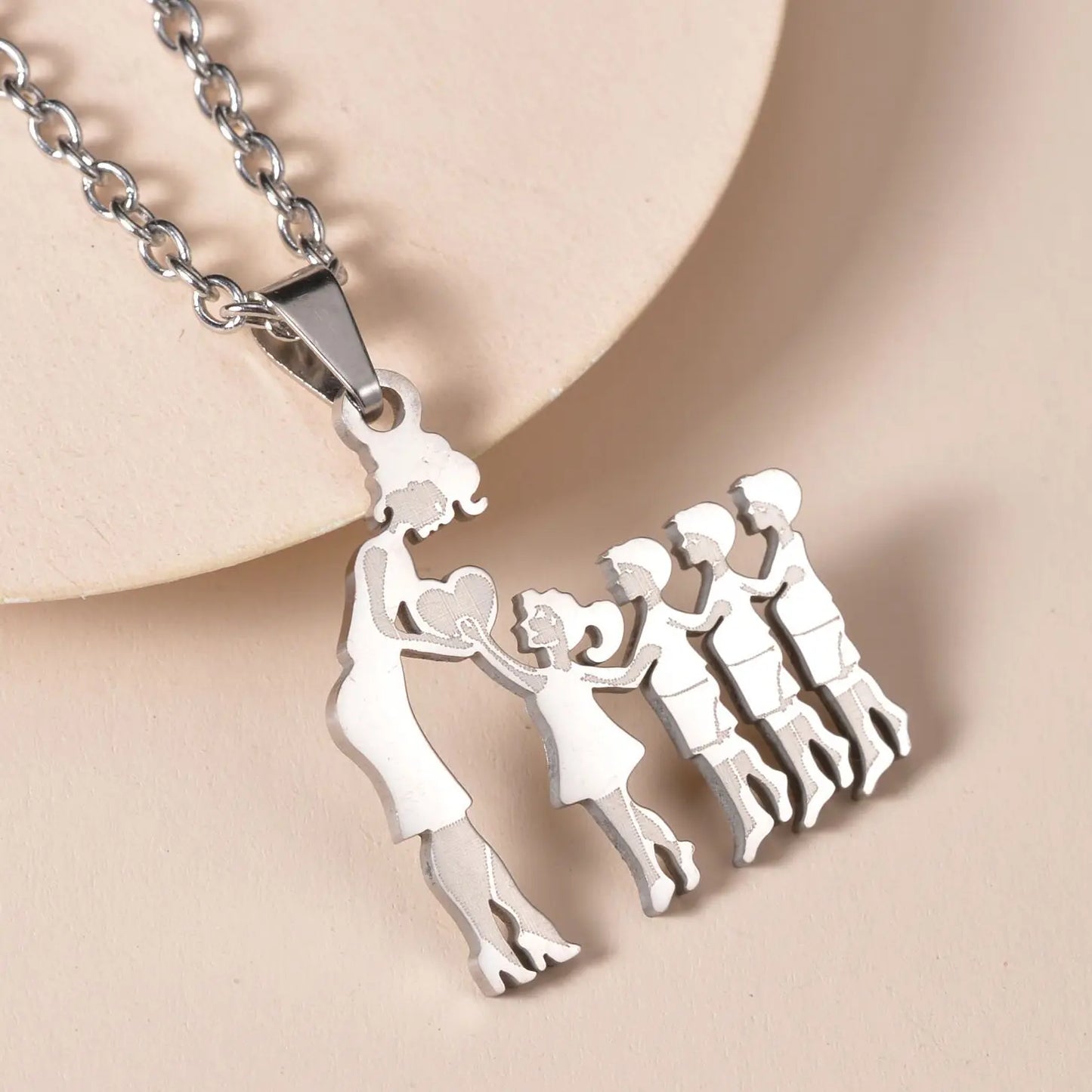 Family Stainless Steel Necklaces